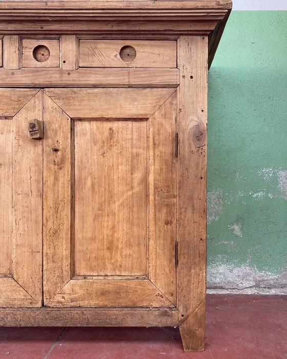 Image 1 of Credenza bassa rustica italiana del 800