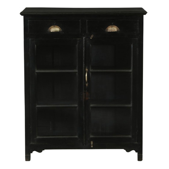 Mobile con ante in vetro e cassetti SHELL – Vetrine, Legno (photo 4 of 9)