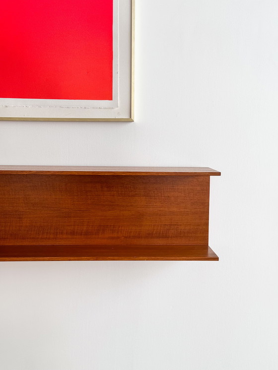 Image 1 of Mid Century Schrankwand 100cm in Teak von Walter Wirz für Wilhelm Renz, 1960er Jahre