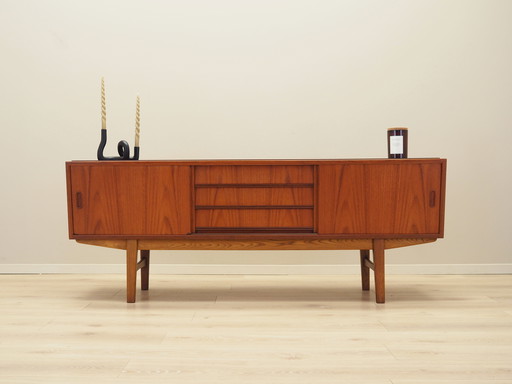 Teakhouten dressoir, Deens ontwerp, 1960S, Productie: Denemarken