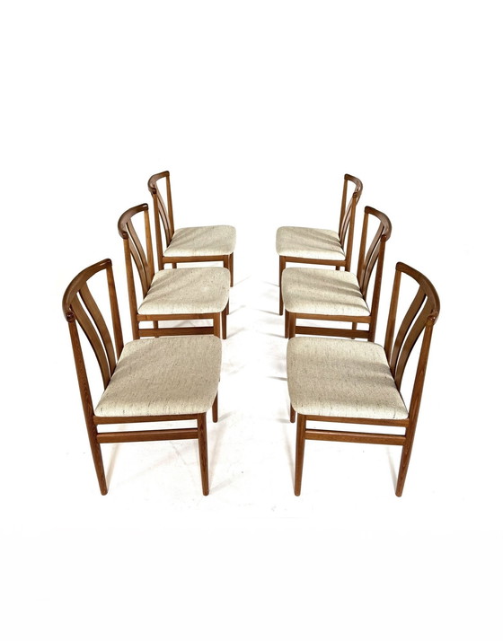 Image 1 of 6x vintage dining chair, Vamdrup Stolefabrik '60