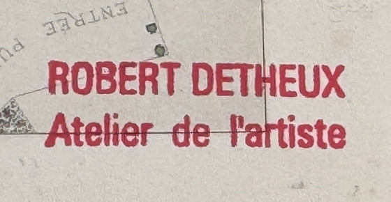 Image 1 of Robert Detheux - Surrealist painting