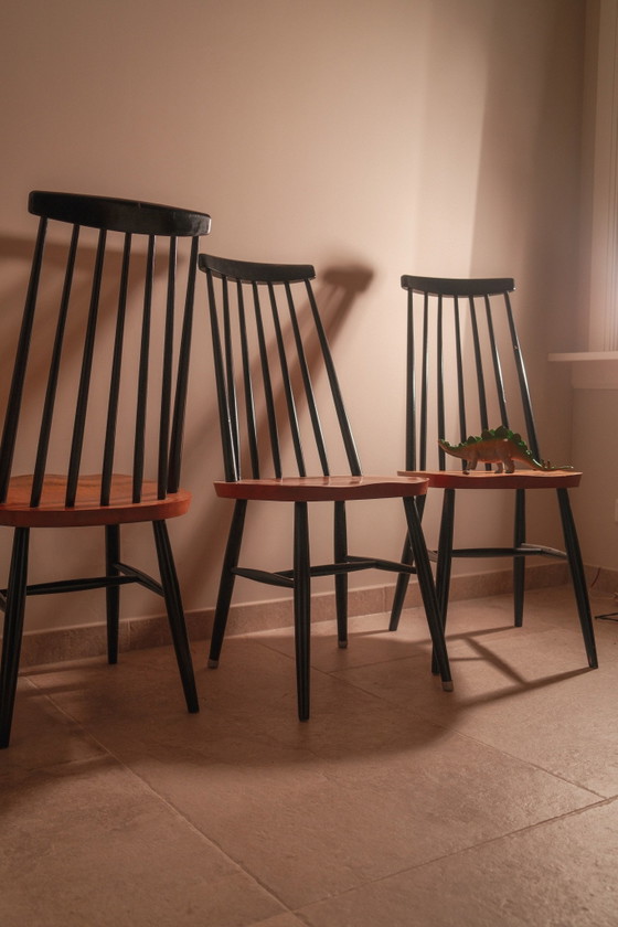 Fanett Pastoe Set van 4 – Eetkamerstoelen, Hout (photo 5 of 9)