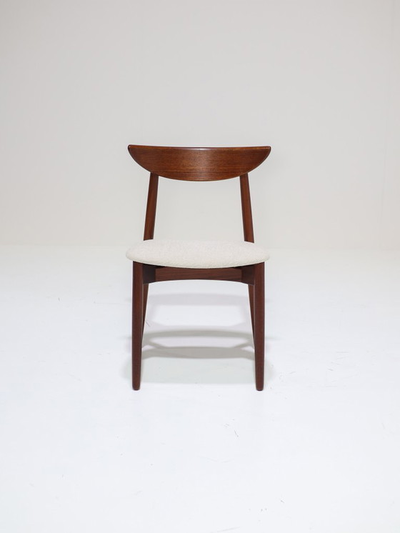 Image 1 of 6 sedie da pranzo Harry Østergaard in legno di teak, danesi, anni '60