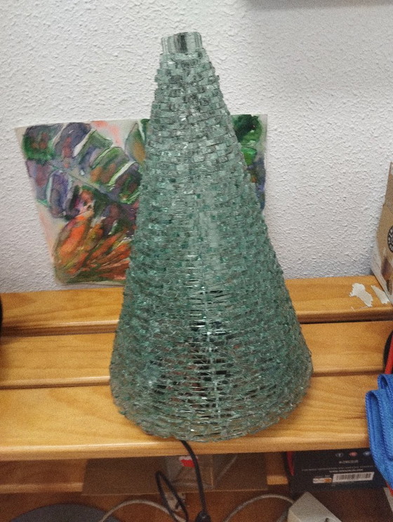 Image 1 of Handmade glass lamp