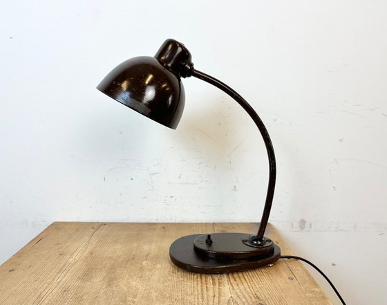 Image 1 of Vintage Brown Adjustable Table Lamp, 1960s