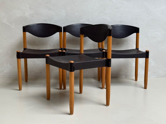 Image 1 of Chaises empilables Casala « Strax » vintage | Hartmut Lohmeyer