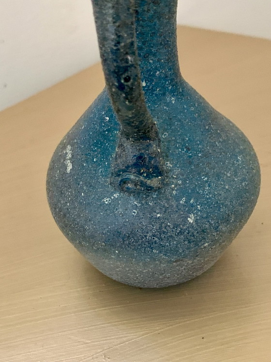 Petite aiguière Scavo Murano — col trilobé signature Seguso — vintage 13cm – Vases, Murano Glass (photo 8 of 15)