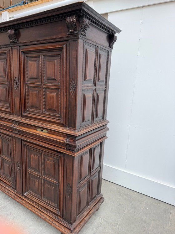 18th Century Two-Part Buffet in Walnut. – High Boards, Metal, Wood (photo 5 of 13)