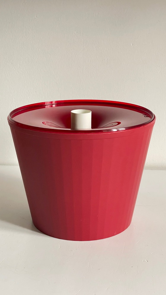 Image 1 of  Red Plexiglas lamp Ikea