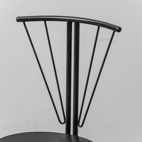 Image 1 of SET DI 4 SEDIE PIEGHEVOLI VINTAGE IN METALLO E LEGNO ANNI '70