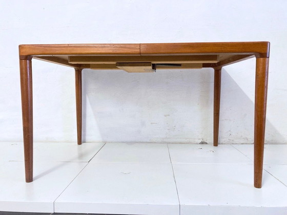 Image 1 of XXL teak dining table by Bramin Design HW Klein, 1960s, Made in Denmark