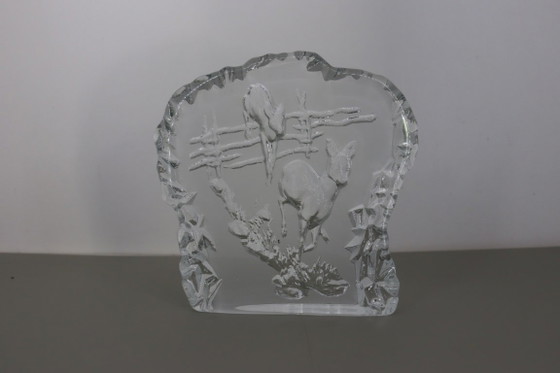 Escultura/pisapapeles de cristal sueco - Ciervo/Corzo (1,4 kg) – Objetos decorativos, Glass (photo 4 of 5)