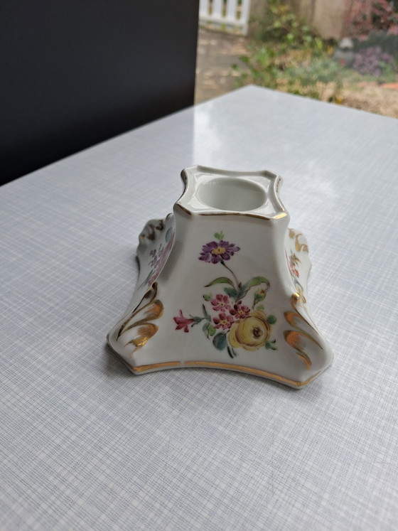 Portacandele in Porcellana Meissen – Oro (photo 4 of 11)