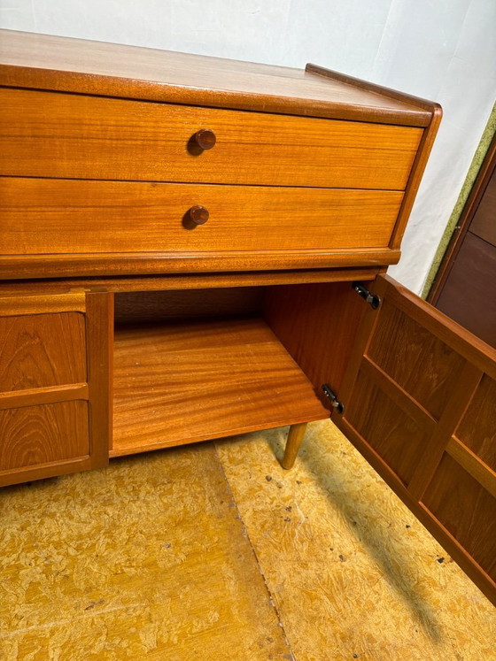 Mid Century Retro Vintage Teak Sideboard by Nathan (Circa 1960–1970) A Stylish and Highly Versatile Mid (photo 6 of 10)