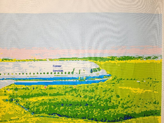 Image 1 of Zeefdruk op canvas Henk van der Vet fokker