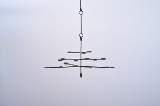 Image 1 of Schmiedeeisener Kerzenleuchter Aus Skandinavien