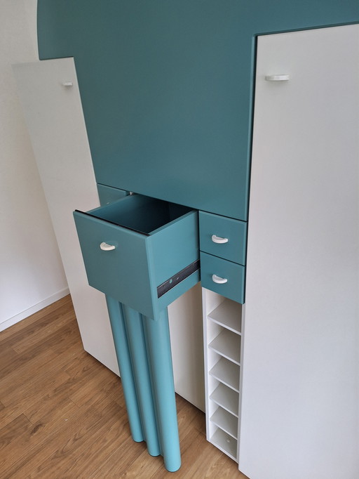 Interlubke Bar Furniture By Peter Maly Postmodern 1980s