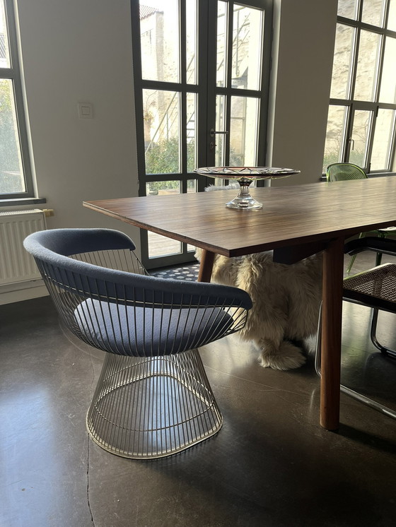 Image 1 of Afrormosia Parkett Tisch von Alph'