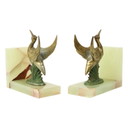 Art Deco Bookends Bird