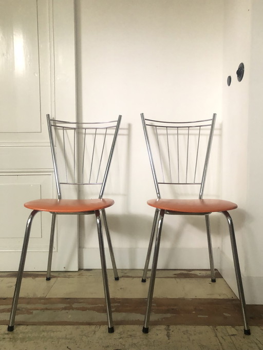 Vintage Rohrgestell Stuhl Soudexvinyl