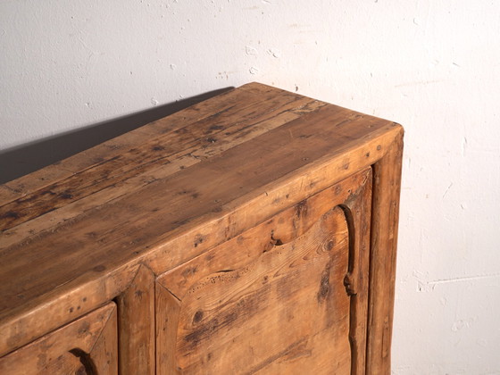 Credenza antica in legno di pino, Cina, circa 1900, Credenze, Ferro, Marrone (foto 60 di 65)