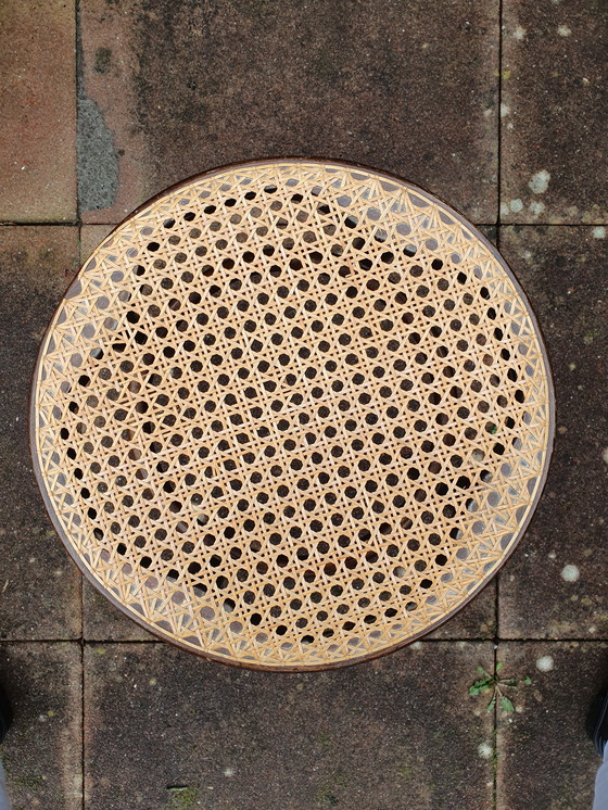 Image 1 of Thonet Romania Stool With Webbing