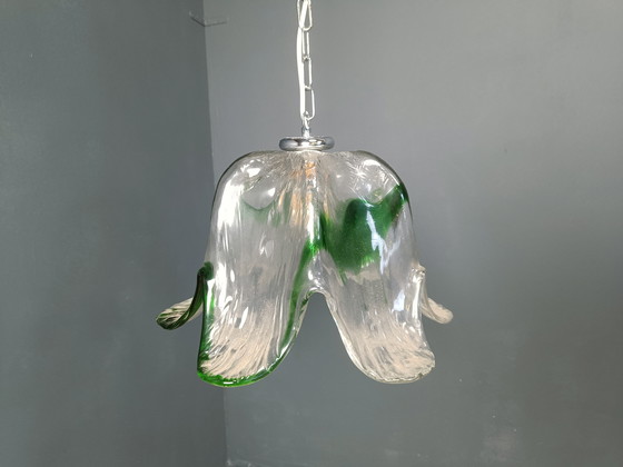 Image 1 of Vintage Murano glazen hanglamp, voor Mazzega, 1960