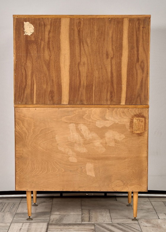 Vintage vitrinekast, UP Závody, jaren 60, Tsjechoslowakije – Vitrinekasten, Wood (photo 8 of 22)