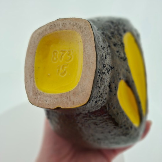 Image 1 of Vaso Germania Ovest ES Ceramics | Petalo Giallo 873-15