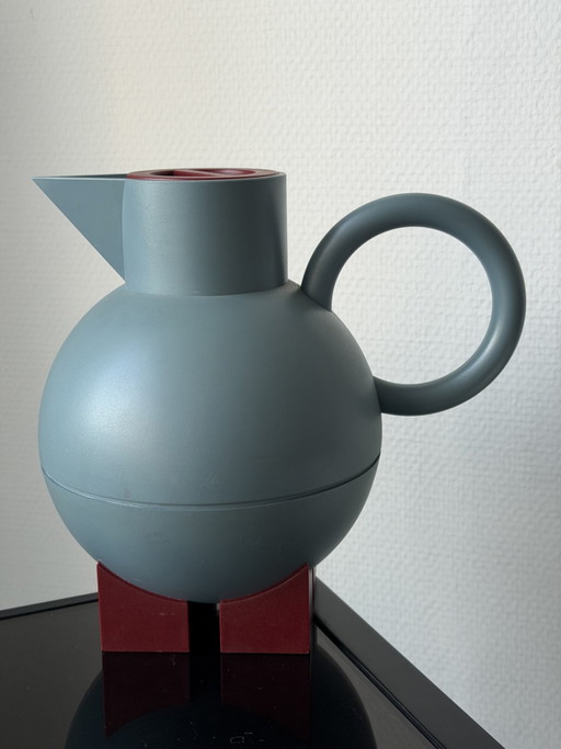 Alessi - Michael Graves - 'Euclid' - Termo - Gris/Azul – decoratieve objecten, Plastic
