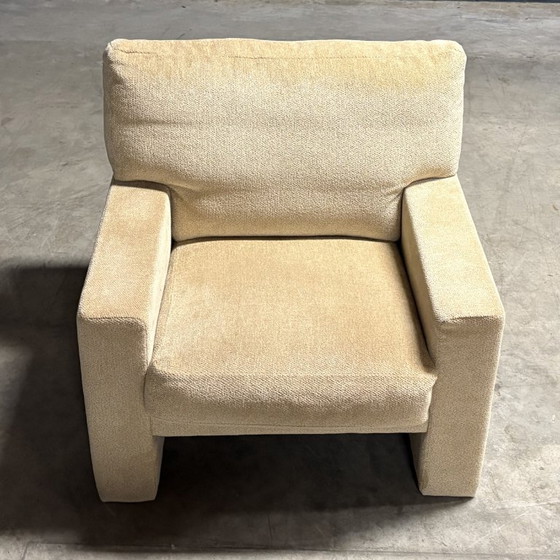 Fauteuil - Beige Stof - Erpo International – Textile, Vintage (photo 9 of 11)