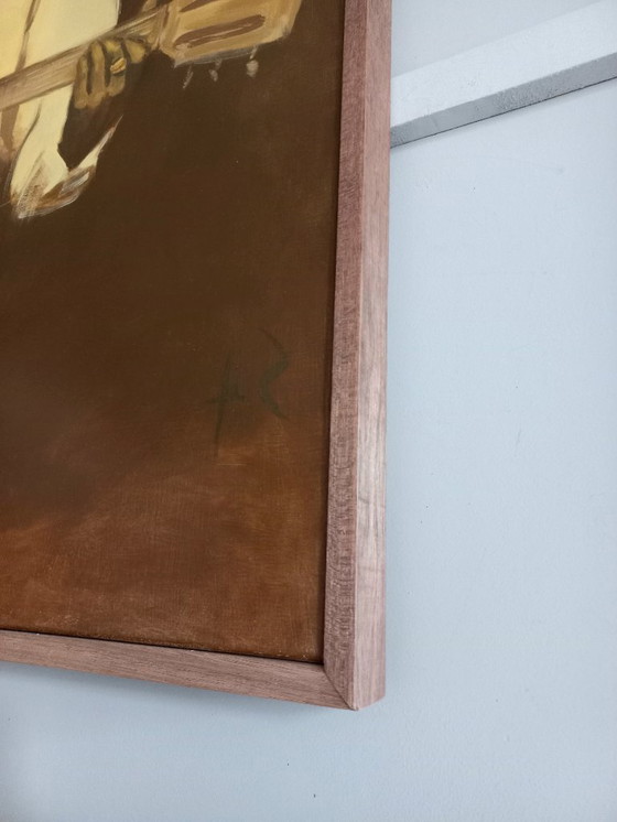 Image 1 of Óleo "Bajo un sol moribundo" Sef Berkers