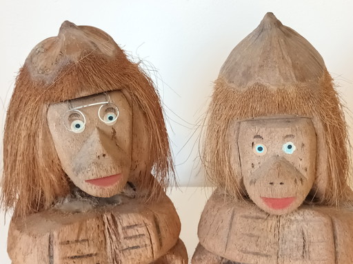 Singes de la noix de coco