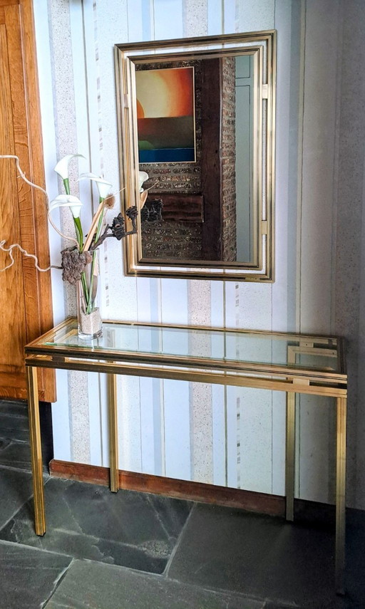 Pierre Vandel Paris – Miroir & console vintage