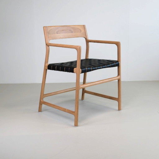 EEtkamerstoel Kela - Light Oak