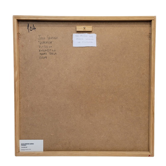 Image 1 of Acqua encaustica “Qvadrum”, Julio Sendino, 2019 - Arte contemporanea