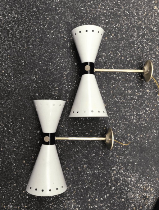 Stilnovo Diablo model Wall light, 1950s