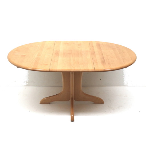 Mesa de comedor extensible vintage fabricada en los años 70