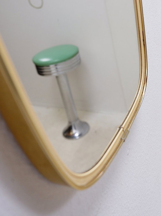 Image 1 of Vintage "achteruitkijkspiegel" wandspiegel - 1960