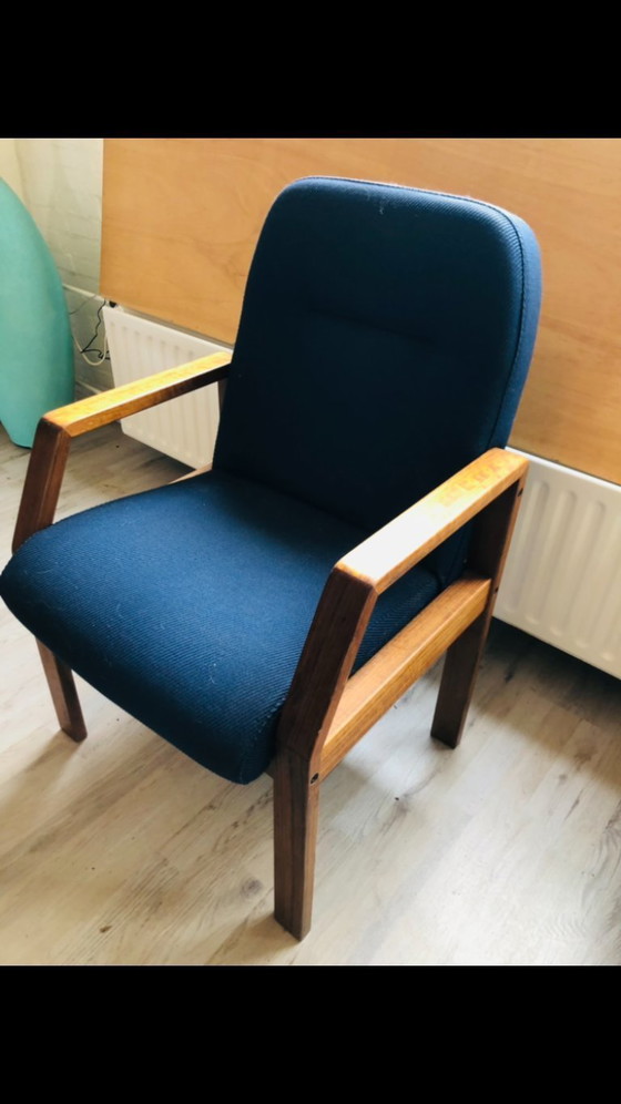 Image 1 of Midcentury fauteuil teak Deens design vergaderstoel 6 stuks 