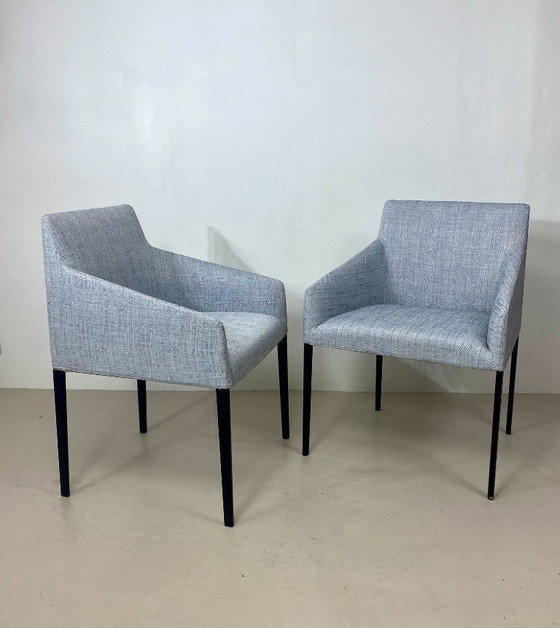 Image 1 of pair of Arper Saari design armchairs