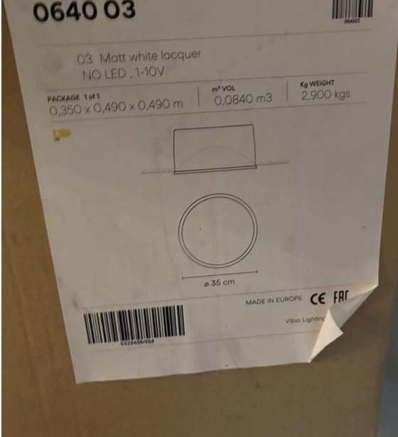 Image 1 of Lampe encastrée Vibia Plus neuve dans sa boîte