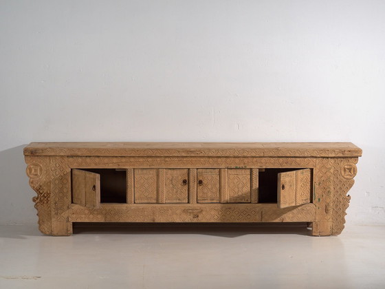 Aparador bajo antiguo de estilo oriental (c.1900) #56, Aparadores, Madera, Hierro, Beige (foto 52 de 60)