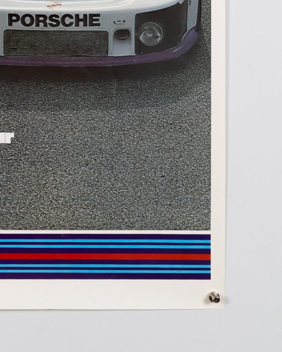 Porsche Martini Racing Doppel-Weltmeister 1976 – Originele vintage Porsche poster van Werbeagentur Strenger – (photo 7 of 8)