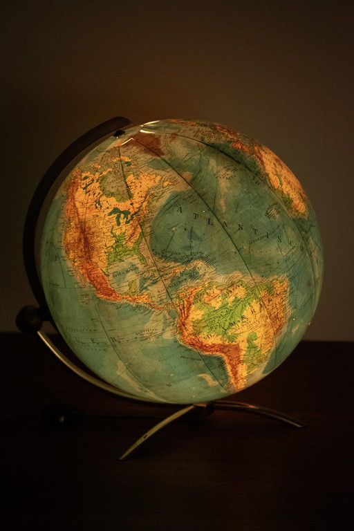 Columbus globe with lighting