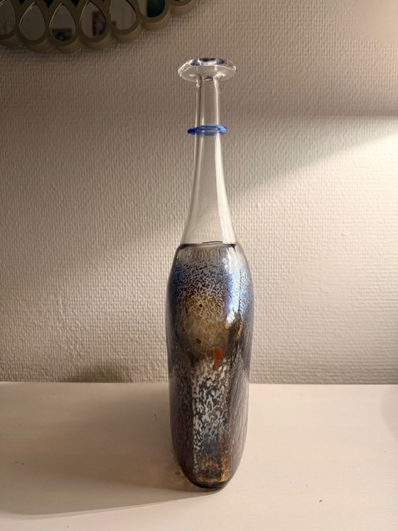 Image 1 of Jarrón "Satélite" Kosta Boda firmado por Bertil Vallien - Bronce oscuro grande (Modelo 89253)