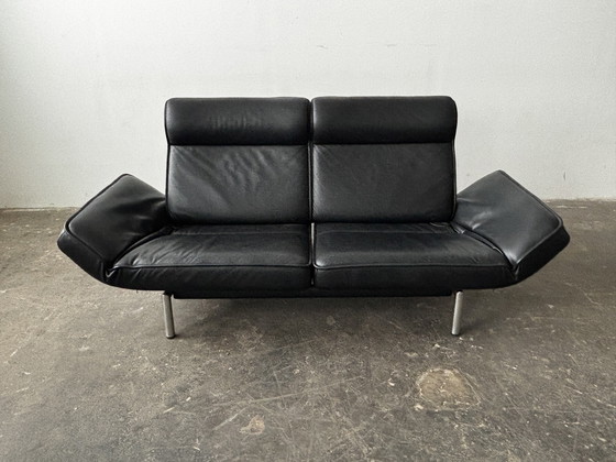 Image 1 of Divano di design De Sede DS-450 in pelle nera