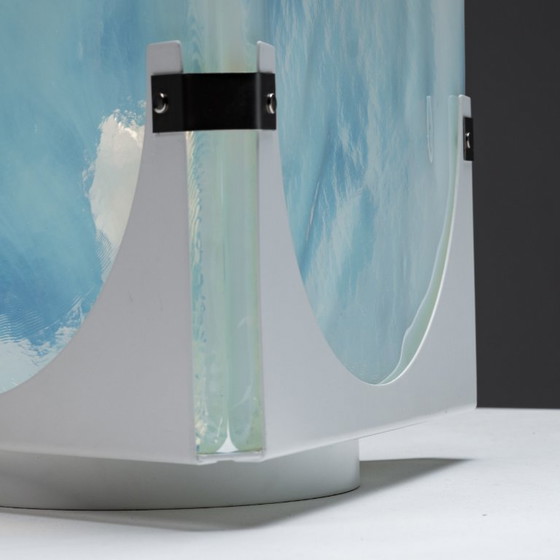 Image 1 of 2x Murano-Glas-Tischleuchte von Leucos - La Murrina