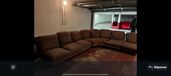 Image 1 of Canapé modulable 8 places par willy rizzo. modèle super c